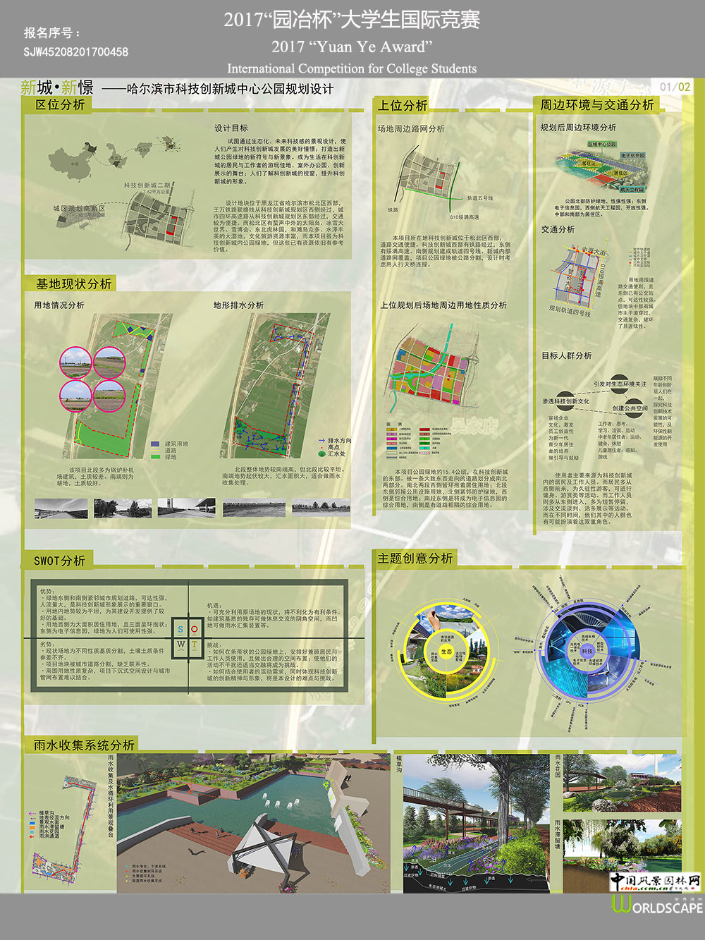 新城·新憬——哈尔滨市科技创新城中心公园规划设计