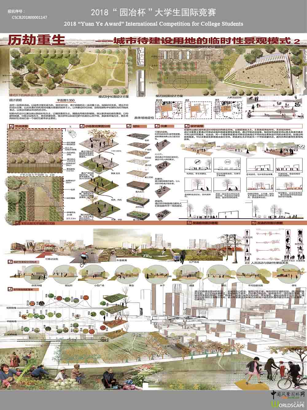 历劫重生-城市待建设用地的临时性景观模式
