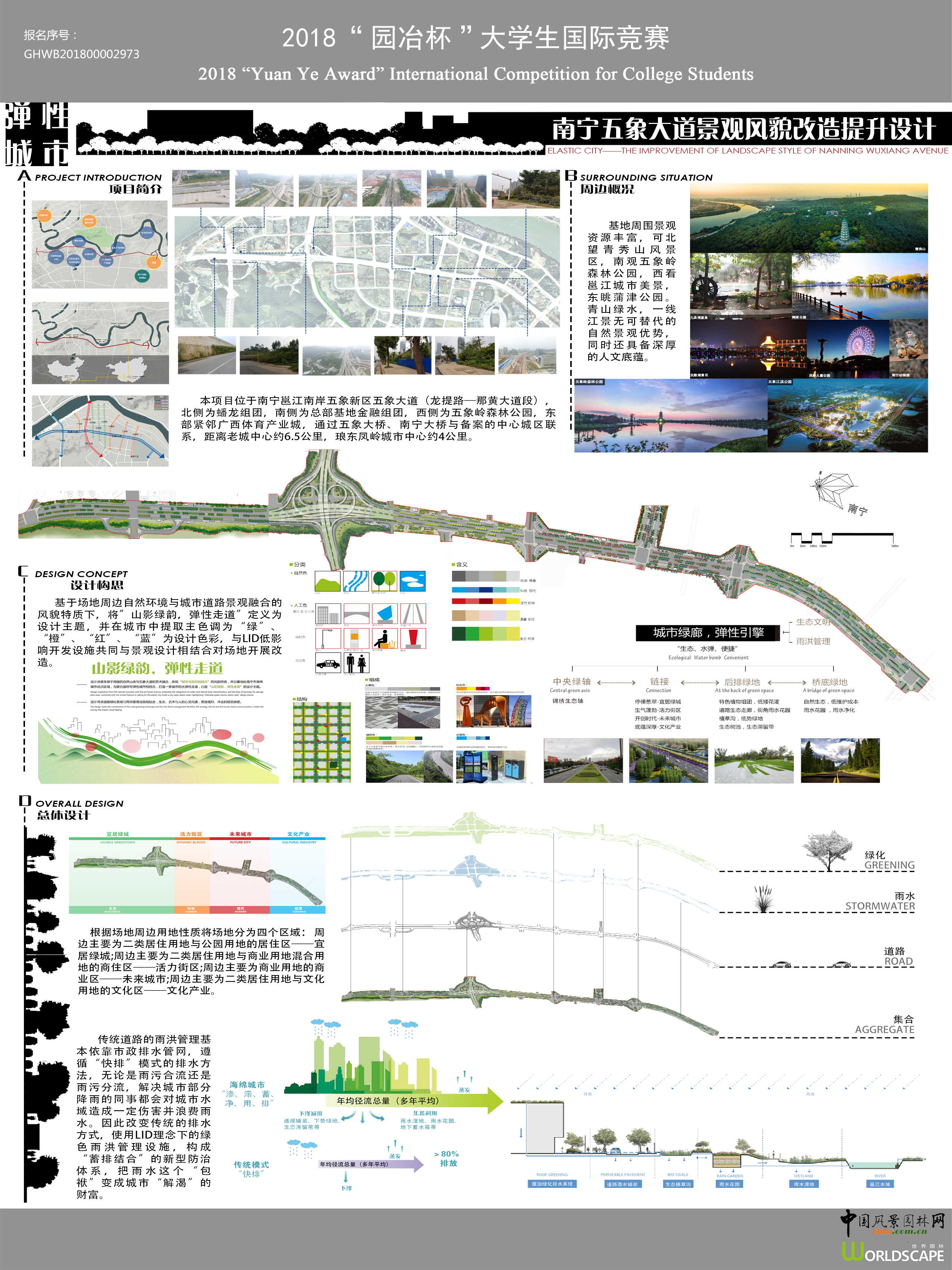 弹性城市——广西南宁五象大道景观风貌改造提升设计
