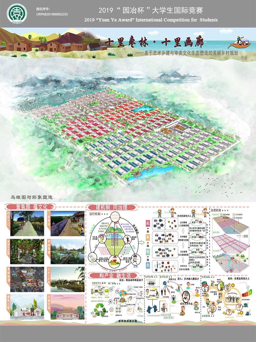 十里枣林·十里画廊——基于艺术乡建与审美文化生态塑造的美丽乡村规划