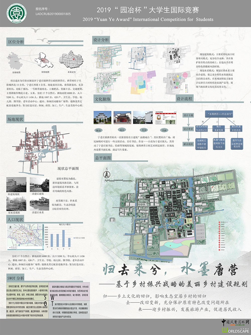 归去来兮-水墨唐营——基于乡村振兴的美丽乡村建设规划设计