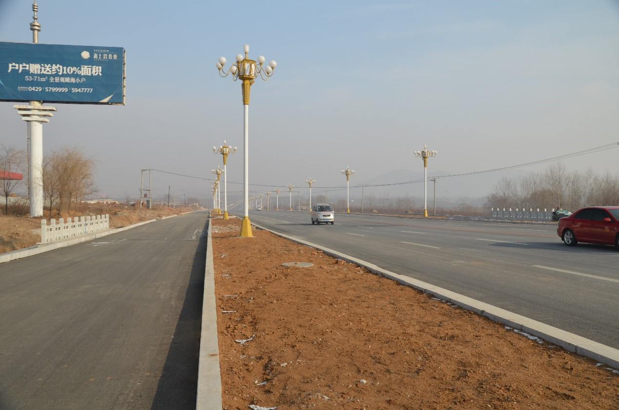 兴城市龙兴路绿化设计景观工程