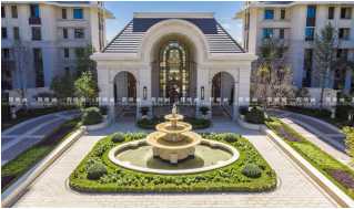 入户形式--便捷、别致的尊荣享受 借鉴法式宫廷入户方式，三重入户大堂体验，人车完全分流，酒店式入户大堂  ...