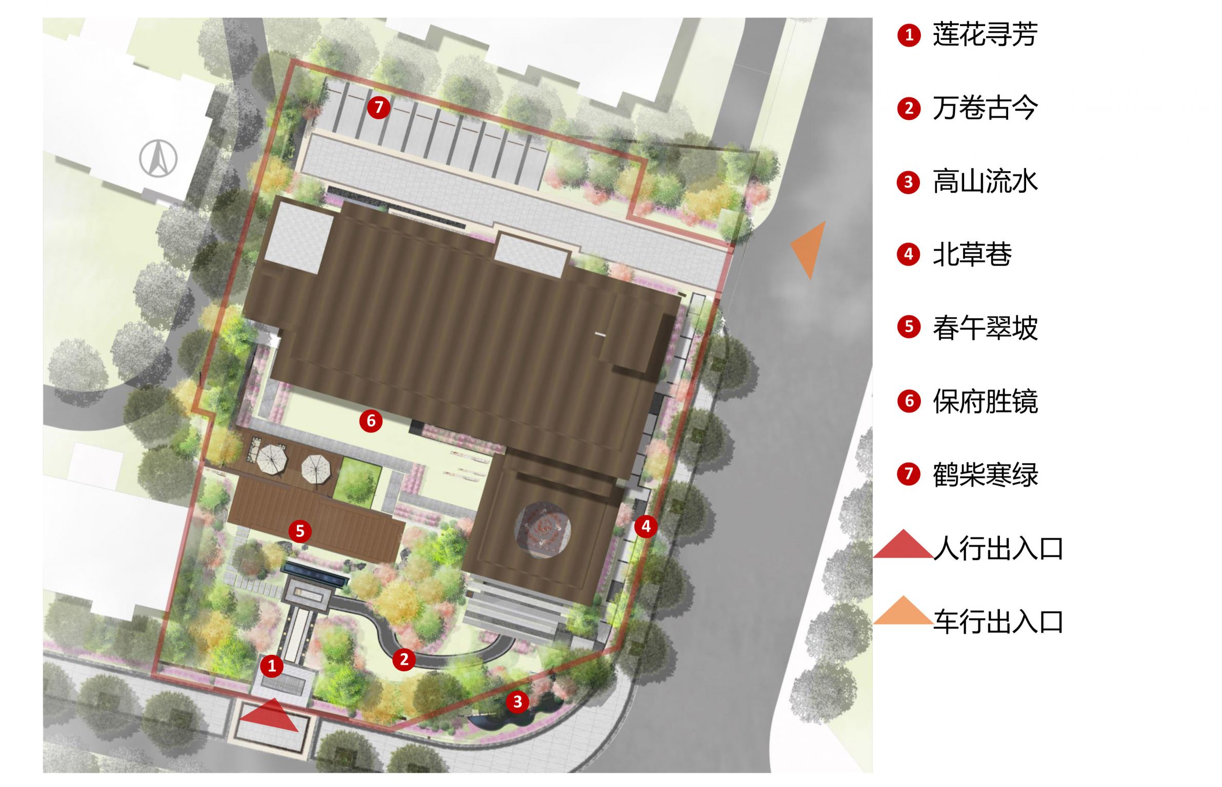 示范区平面图