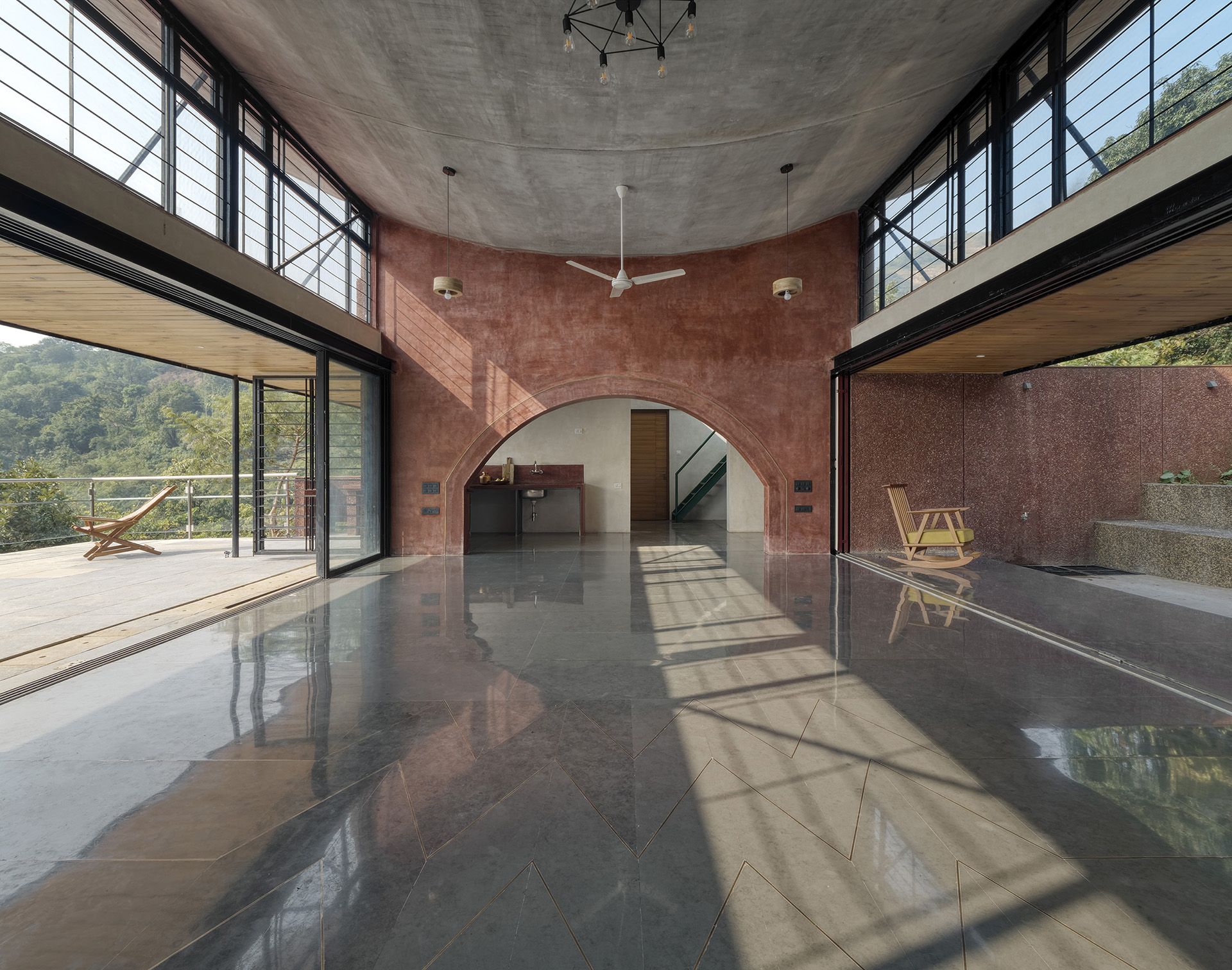 园冶杯参赛作品 | Red Brick Studio: 印度浦那倒拱顶住宅