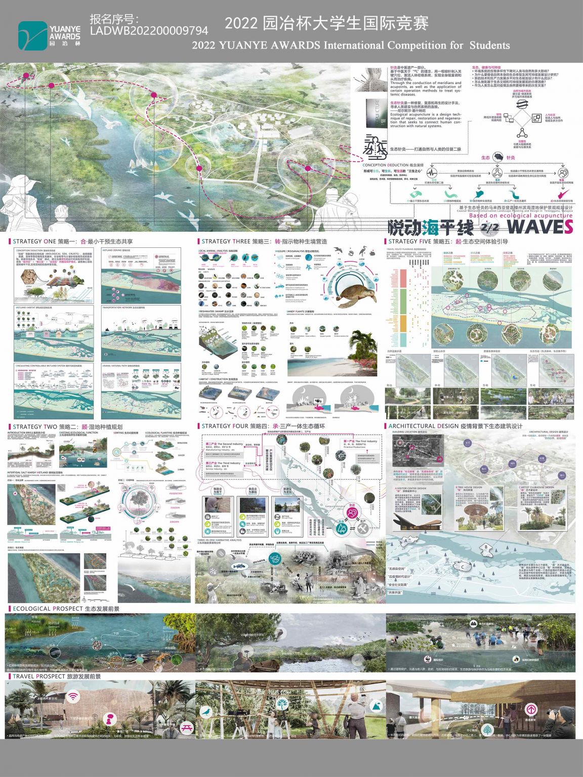 悦动海平线——基于生态针灸的马来西亚登嘉楼州滨海湿地保护景观规划设计