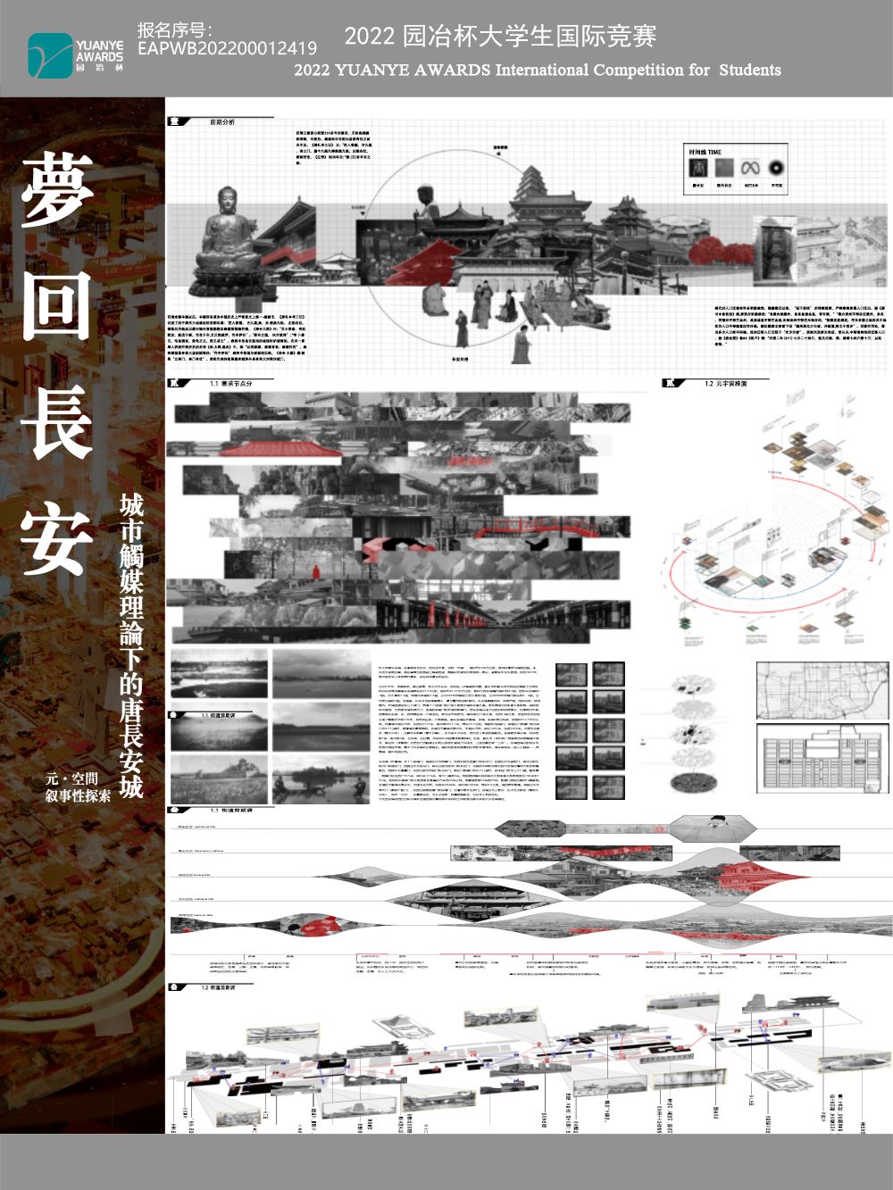 梦回长安--城市触媒理论下的唐长安城  元·空间叙事性探索