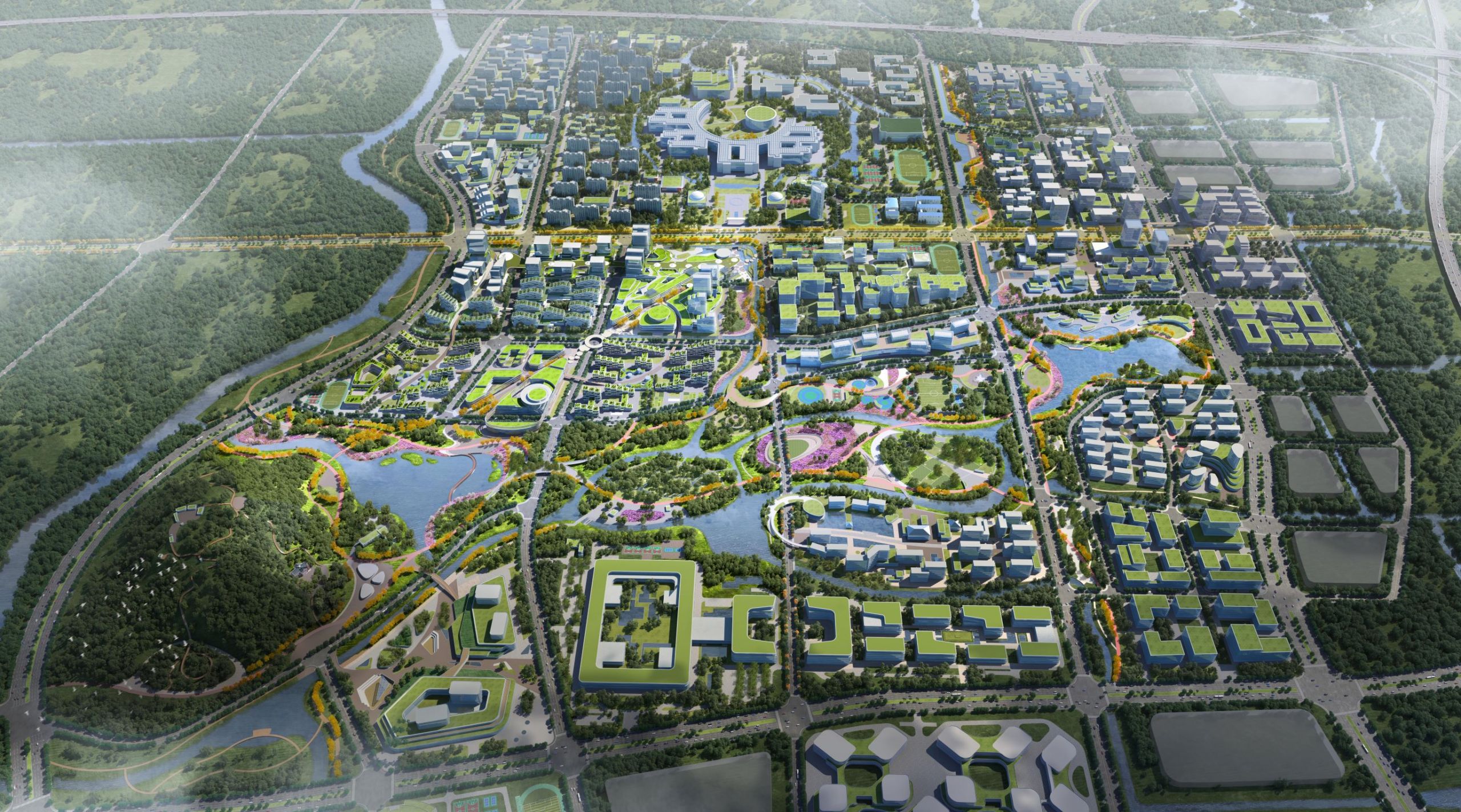 城市设计鸟瞰