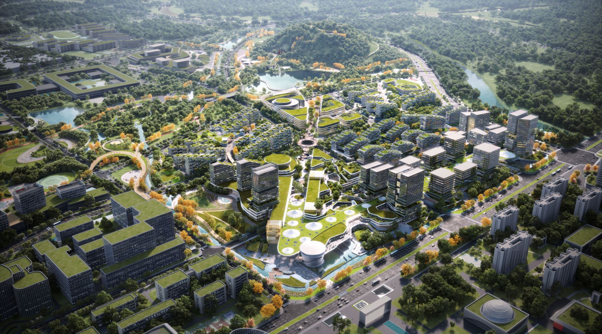 西湖大学站鸟瞰