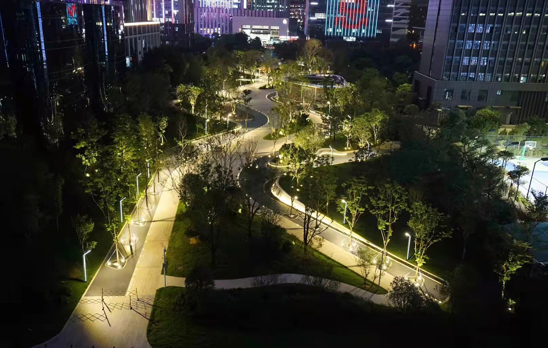 福州市高新区创业园中央绿化带景观建设工程