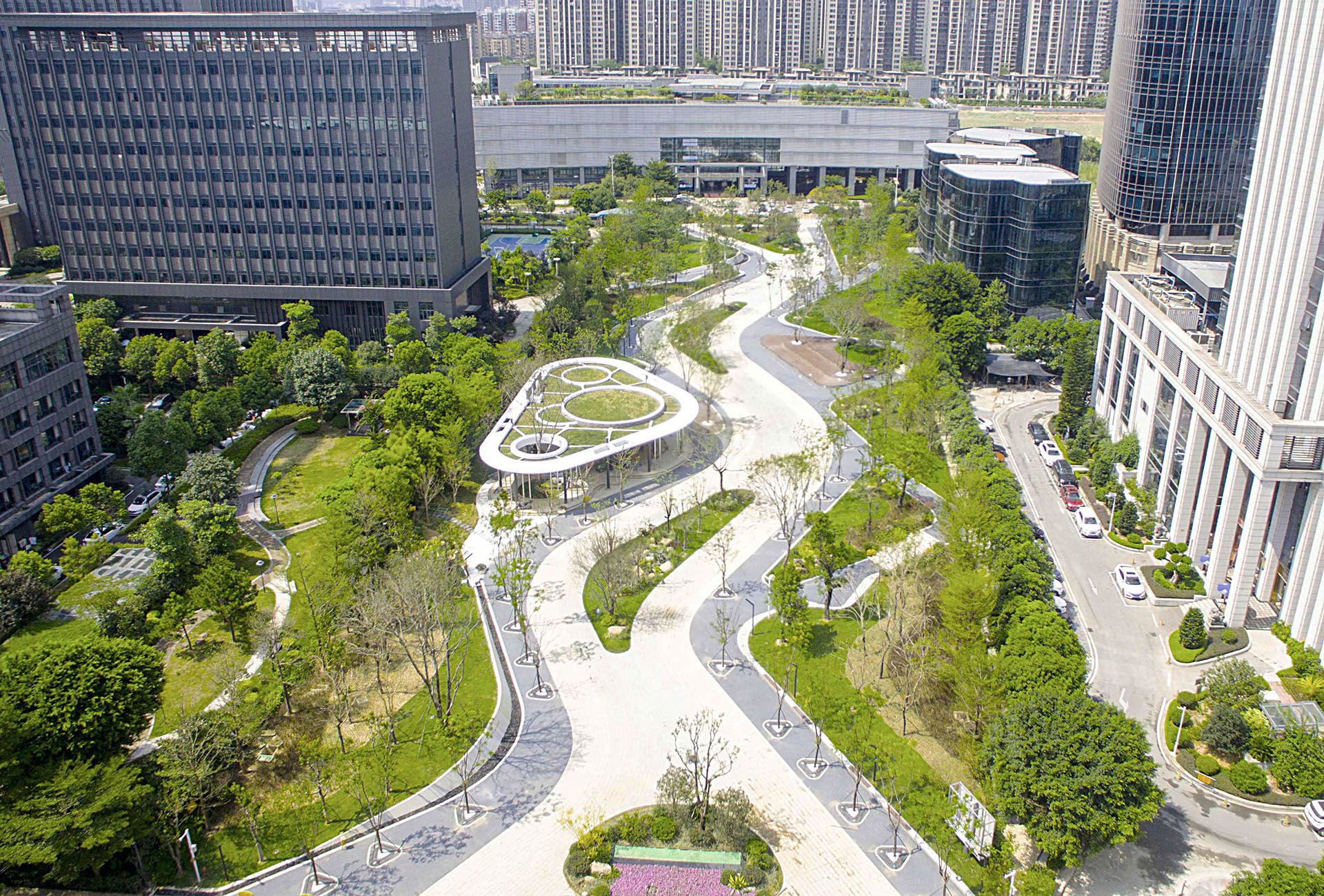 福州市高新区创业园中央绿化带景观建设工程