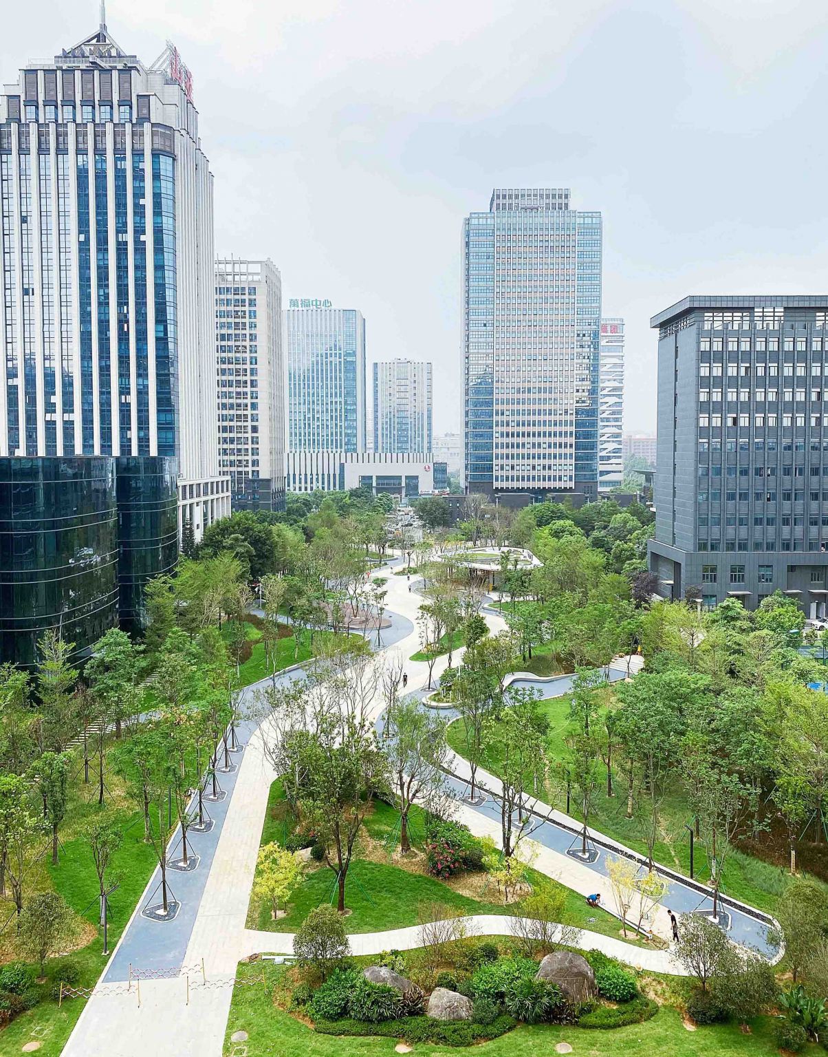 福州市高新区创业园中央绿化带景观建设工程