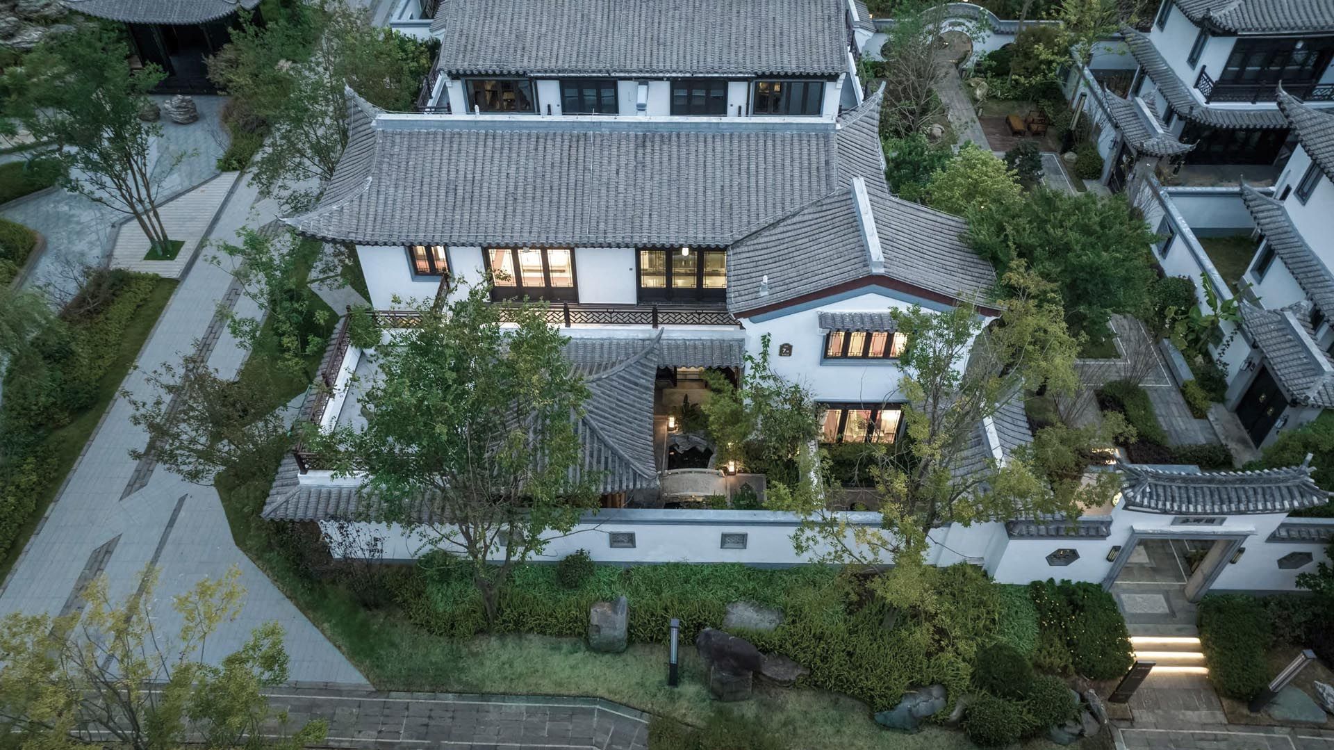 八大之一的生活小院鸟瞰