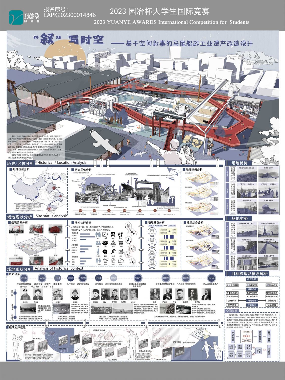 “叙”写时空—基于空间叙事的马尾船政工业遗产改造设计 - 课程设计 - 园冶杯国际竞赛组委会 - Powered by Discuz!