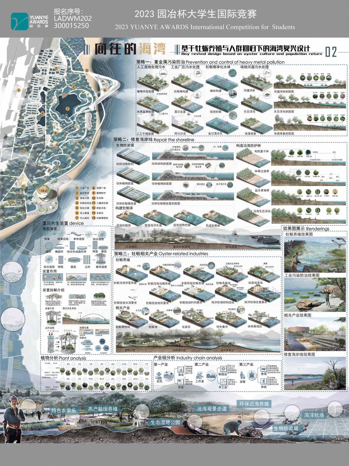 向往的海湾——基于牡蛎养殖与人群回归下的海湾复兴设计