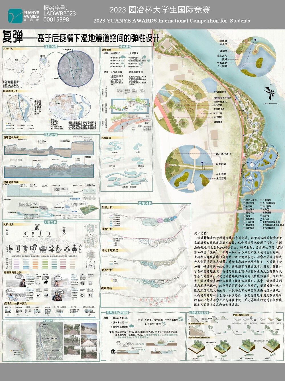 复弹——基于后疫情时代下湿地慢道空间的弹性设计