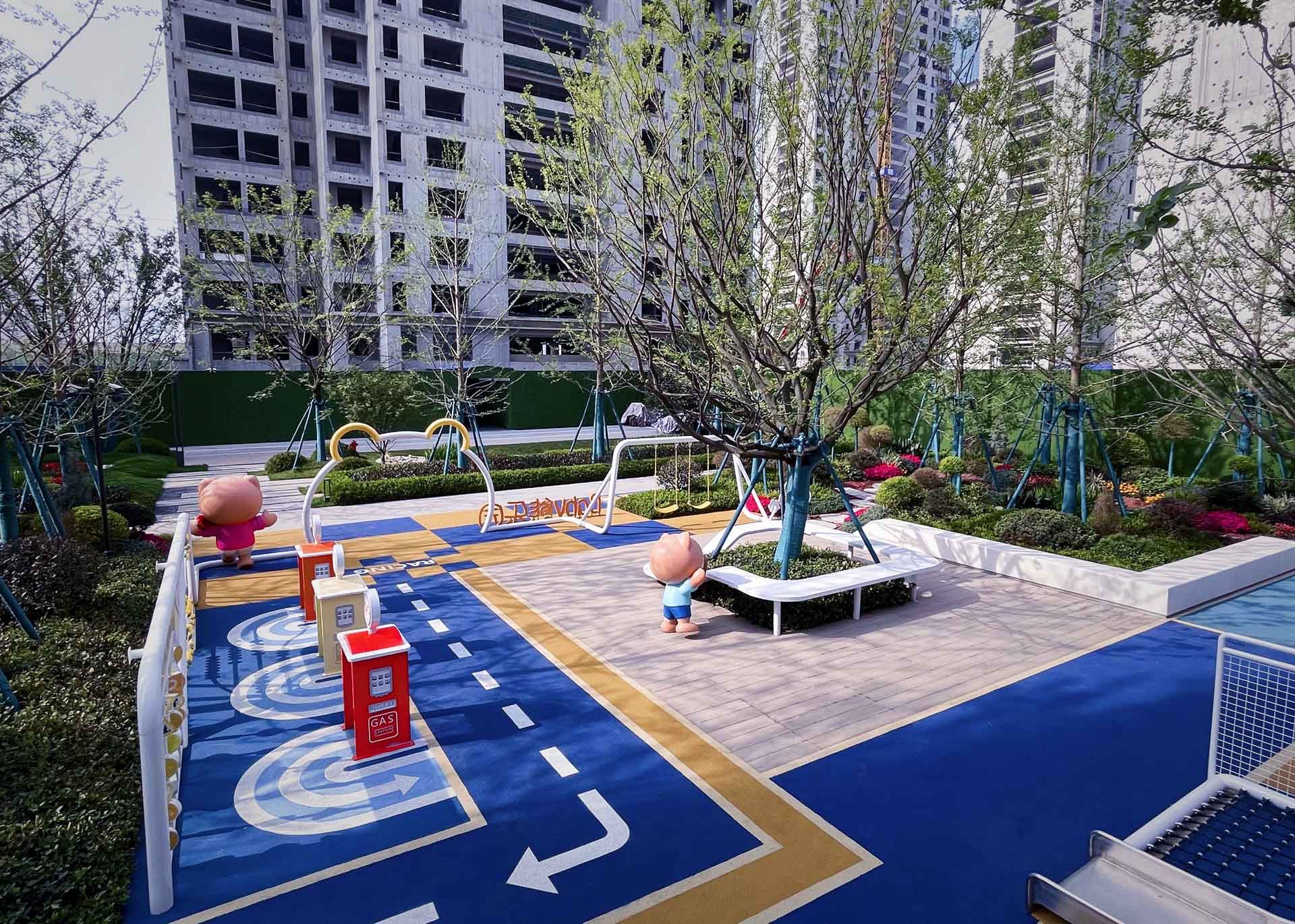 绿城春和印月项目示范区景观绿化及市政工程