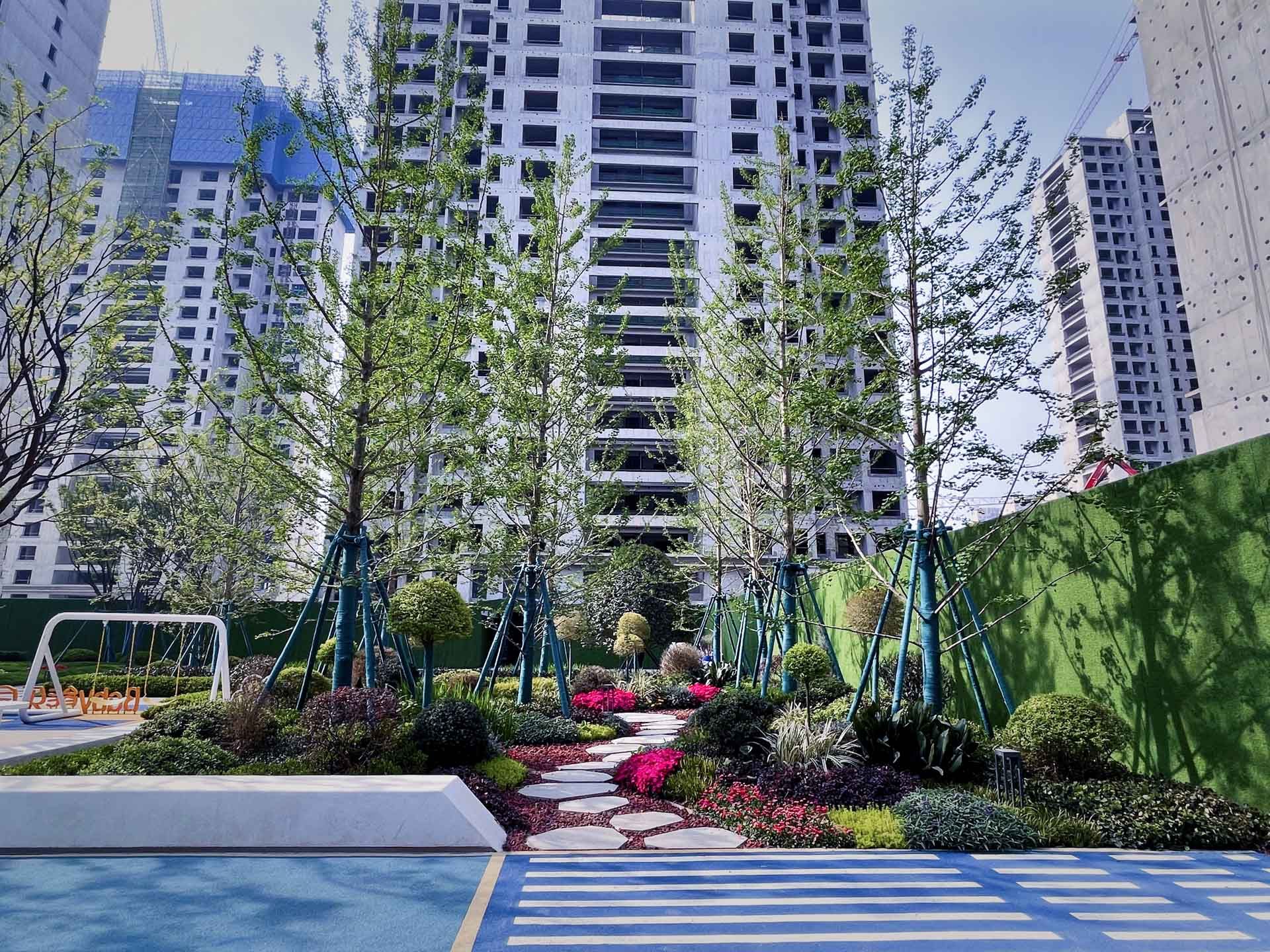 绿城春和印月项目示范区景观绿化及市政工程