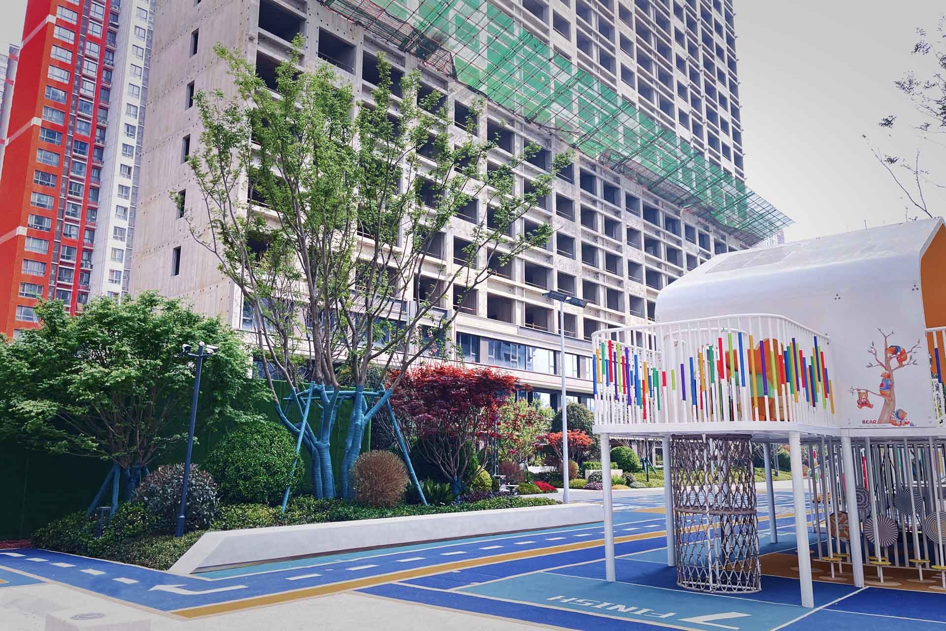 绿城春和印月项目示范区景观绿化及市政工程