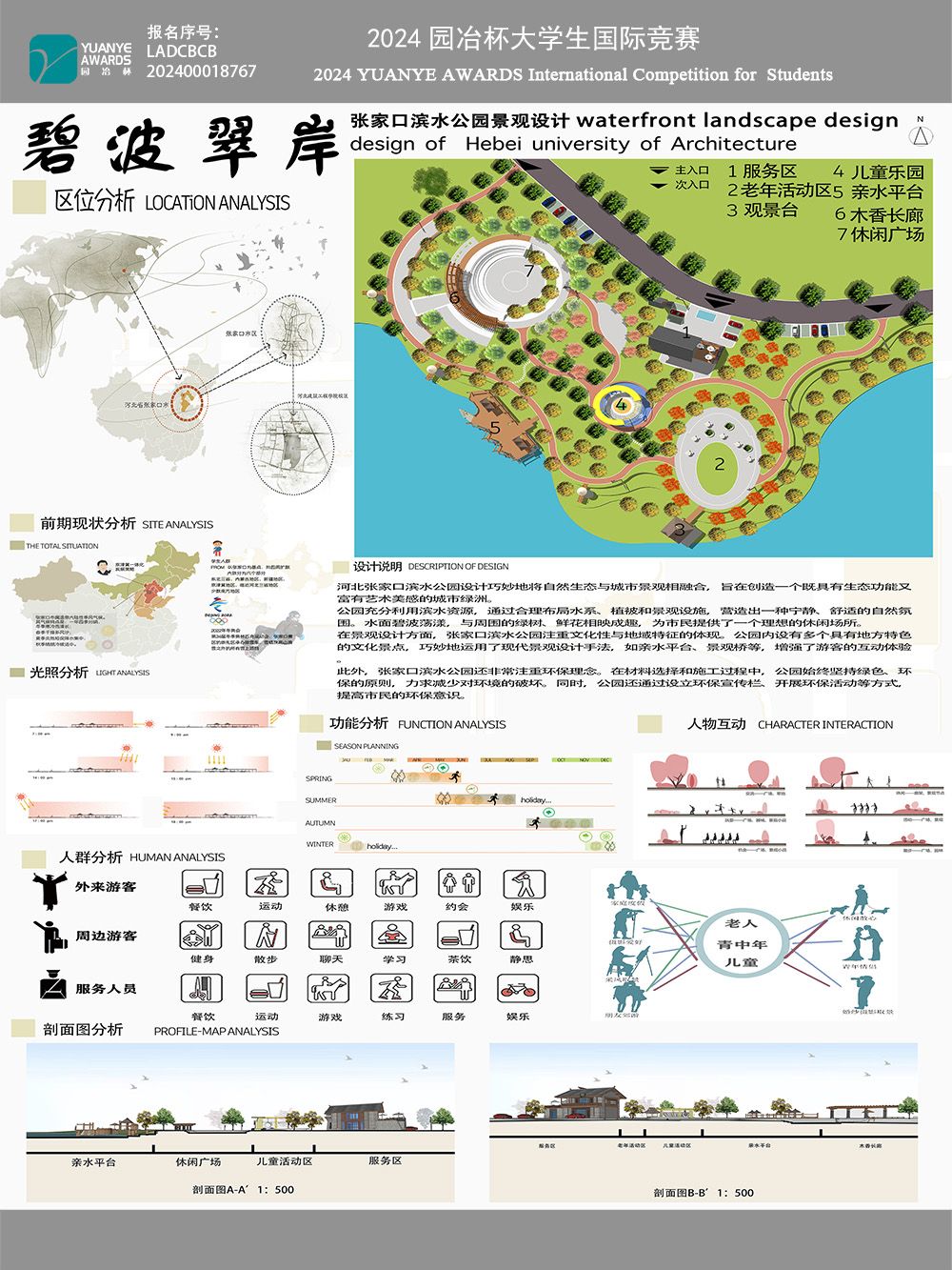 碧波翠岸——张家口滨水公园景观设计