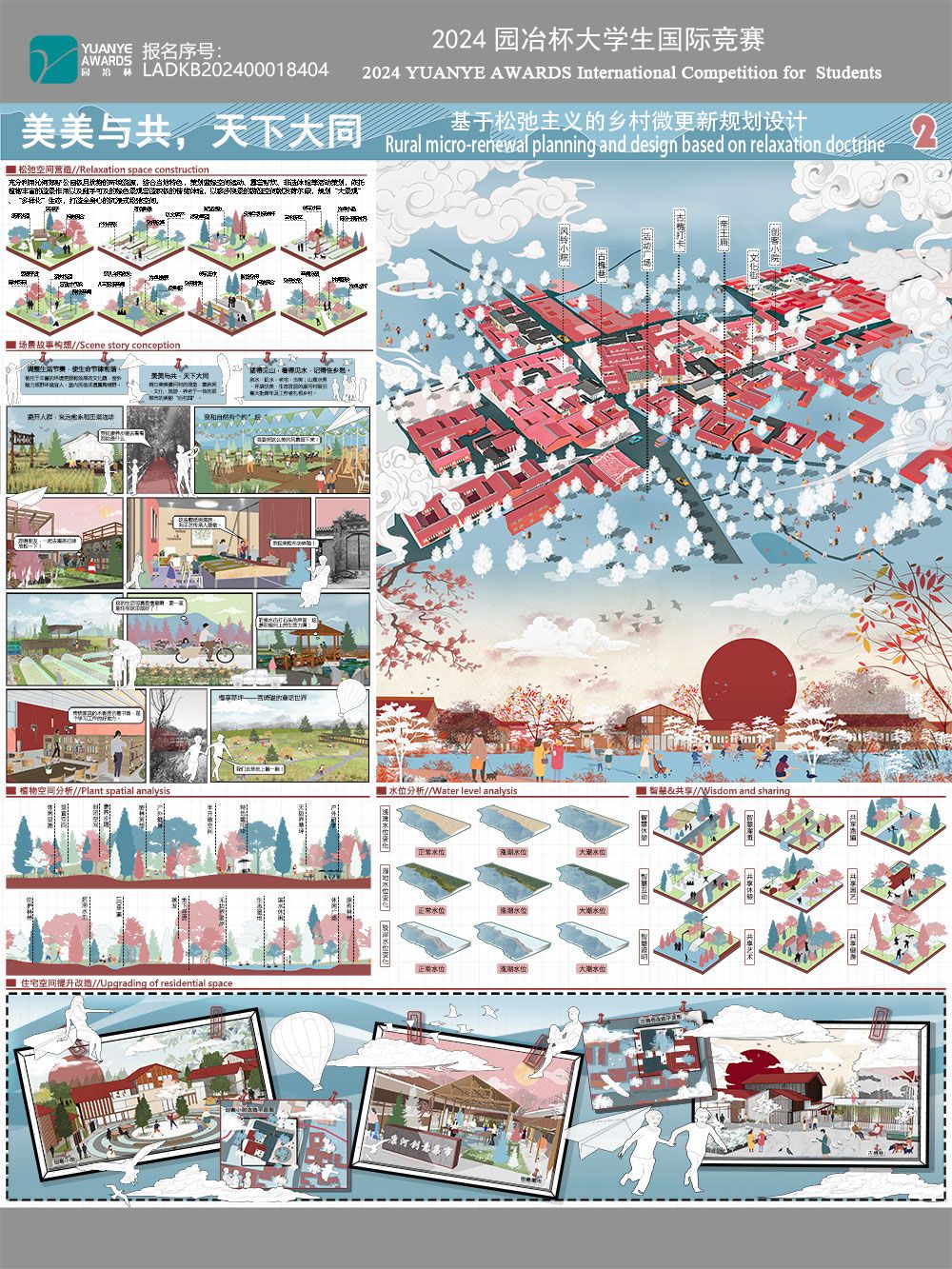 《美美与共，天下大同——基于松弛主义的乡村微更新规划设计》
