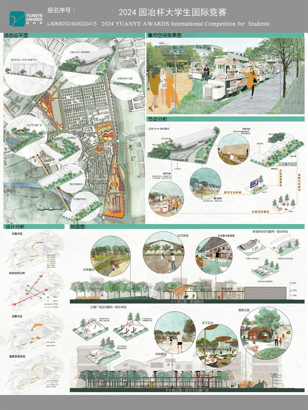 《流连·人间烟火——基于商业景观提升的城中村更新改造设计》