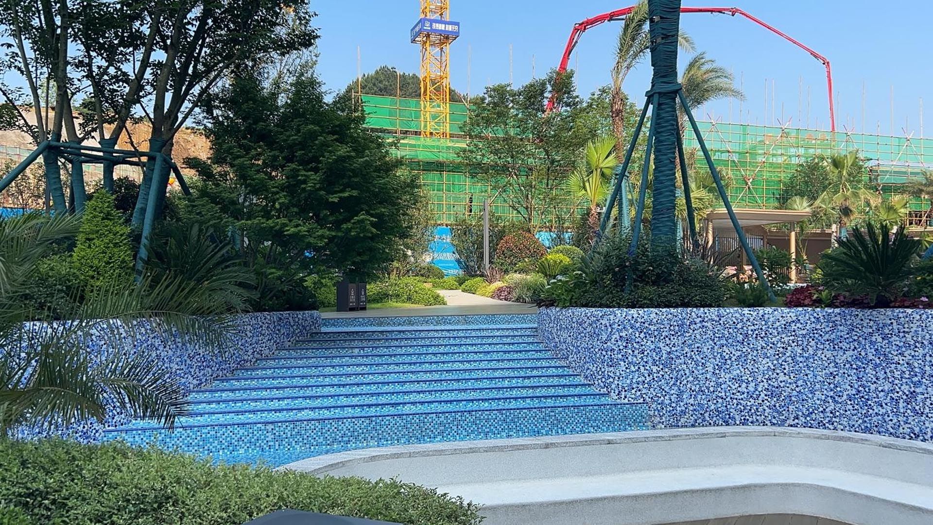 亲水空间叠水