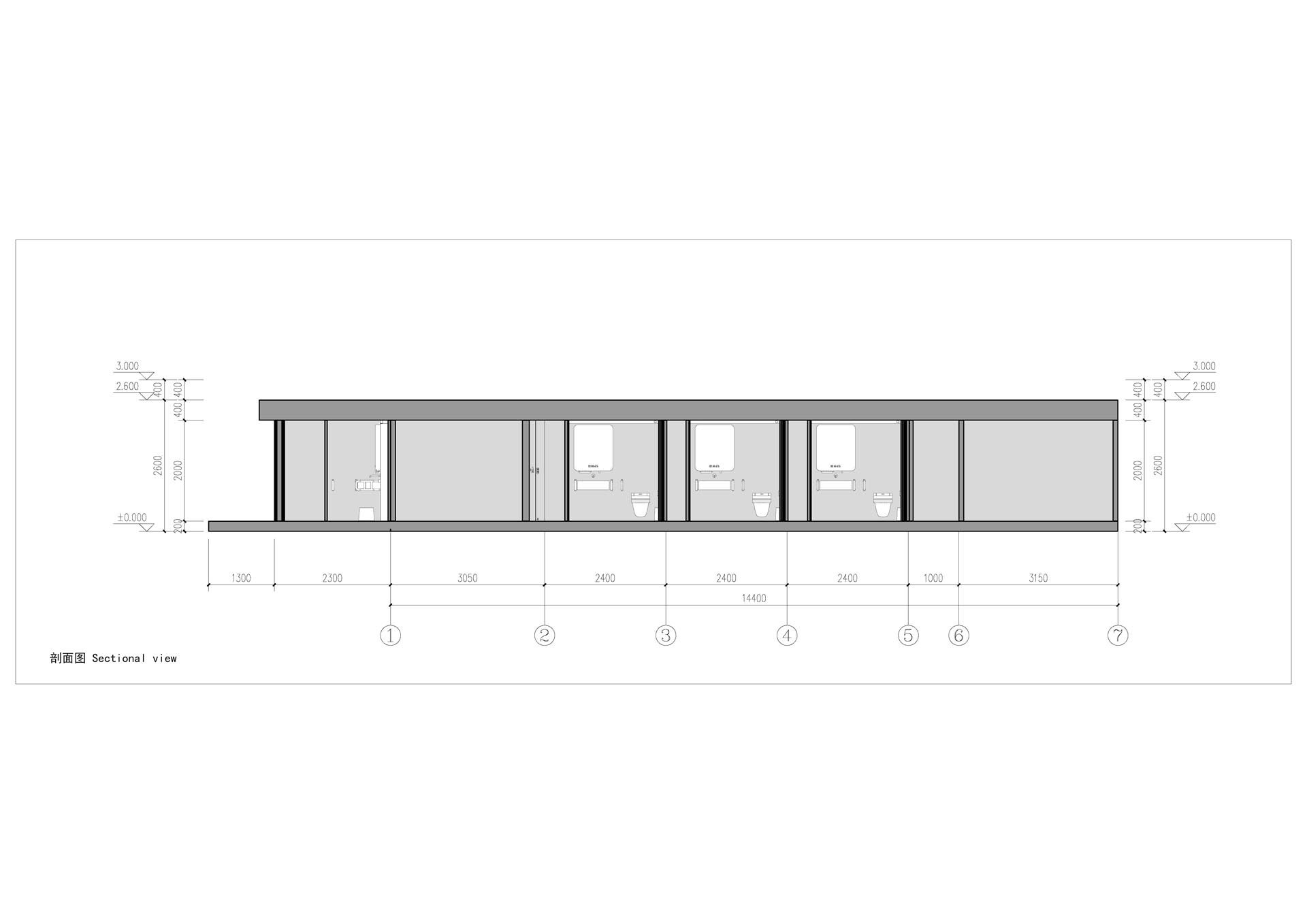 坑梓社区公园（精品公厕）剖面图@成为建筑.jpg
