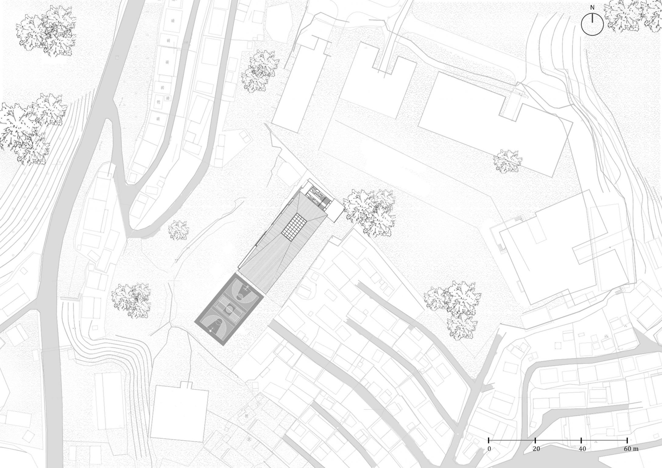 总平面图，General plan  %U00A9 平介设计.jpg