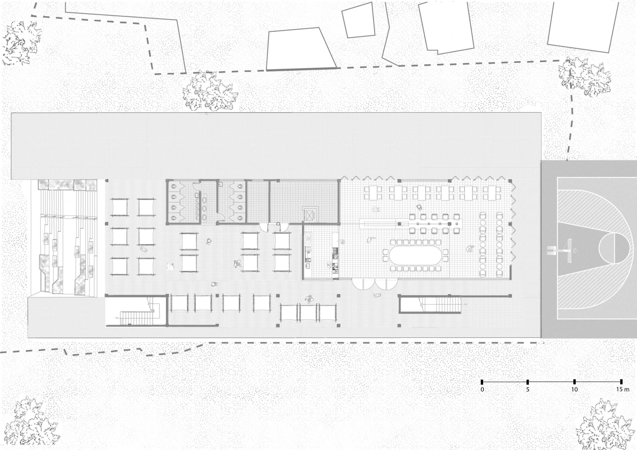 首层平面图，Ground plan  %U00A9 平介设计.jpg