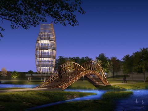 上海同音 | 长春市伊通河中段夜景照明设计