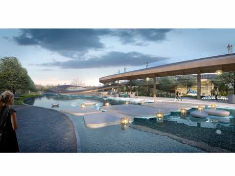 新疆乌鲁木齐青湖御园生态温泉公园