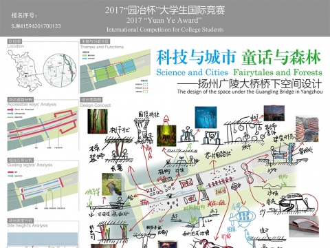 科技与城市，童话与森林——扬州广陵大桥桥下空间设计