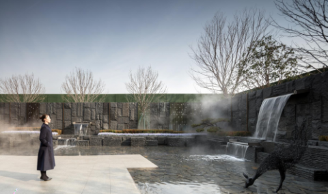 胶州海丝国际城项目展示区景观及小市政工程