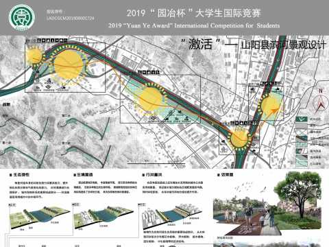 “激活”山阳县滨河景观设计