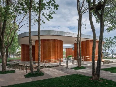 原榀建筑事务所|UPA | 湖畔驿站——梁子湖长岭渡口景观公厕