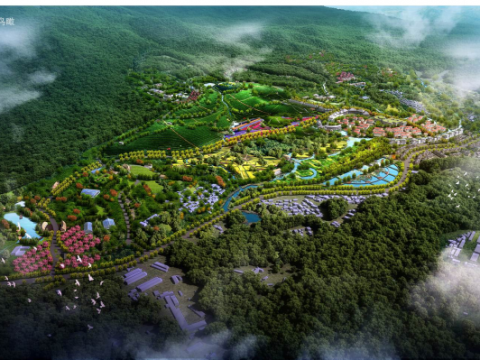 海南省琼中县加钗百花溪苑总体规划