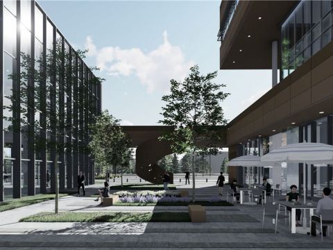 德式简约 / 武汉中德企业之家及数字产业园展厅建筑设计（有推文）