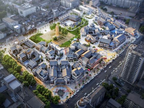 博大设计 | 岐山太平塔文化旅游街区