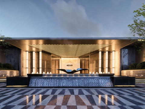 中绿园领秀金沙展示区园林景观项目