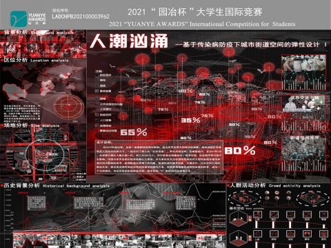 《人潮汹涌——基于传染病防疫下城市街道空间的弹性设计》