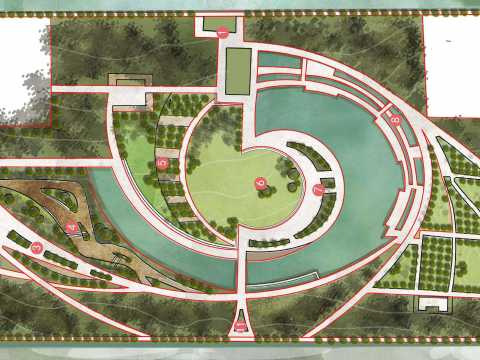当时明月——西安航天基地东湖公园方案