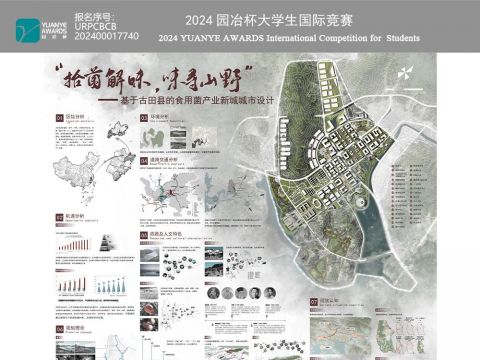 “拾菌解味，味寻山野”——基于古田县的食用菌产业新城城市设计