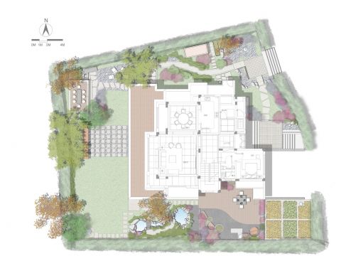 园·圆游居-别墅庭院景设计