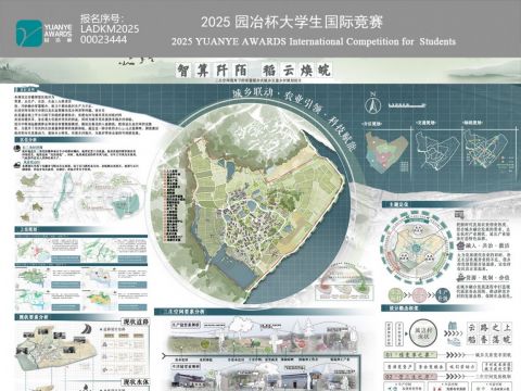 智算阡陌，稻云焕皖——三生空间视角下的智慧媒介式城乡互通乡村规划设计