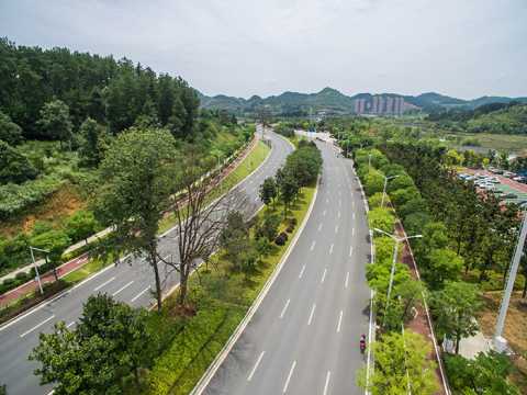 遵义市新薄新区6号路（长征大道）道路景观工程及配套工程