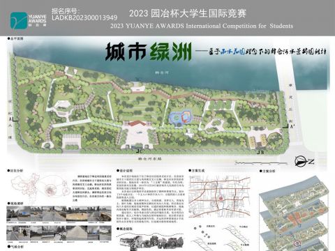 城市绿洲——基于雨水花园理念下的韩仓河水景公园设计