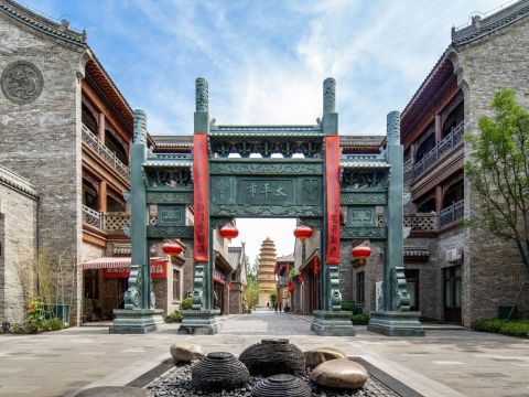 陕西岐山县太平塔旅游集散服务中心