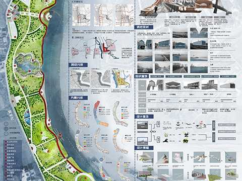 扬州芒稻河滨水公园设计
