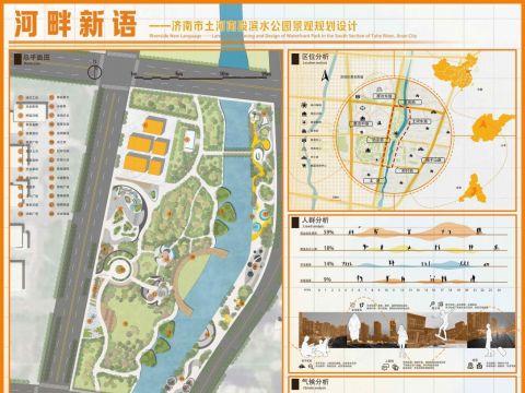 河畔新语——济南市土河南段滨水公园景观规划设计